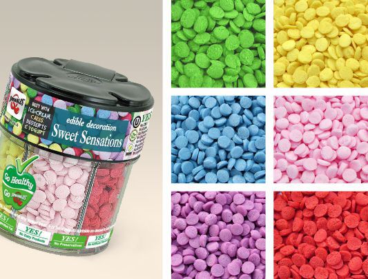 qsprinkles 甜蜜蜜星星六格装