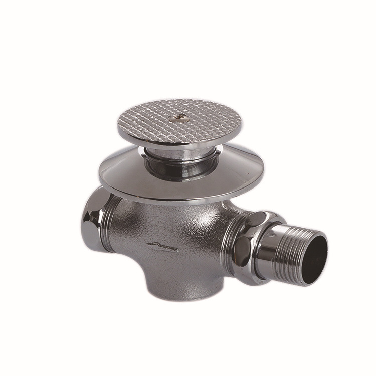 暗装脚踏阀厕所蹲便器脚踏冲水阀入墙式脚踏大便冲洗阀