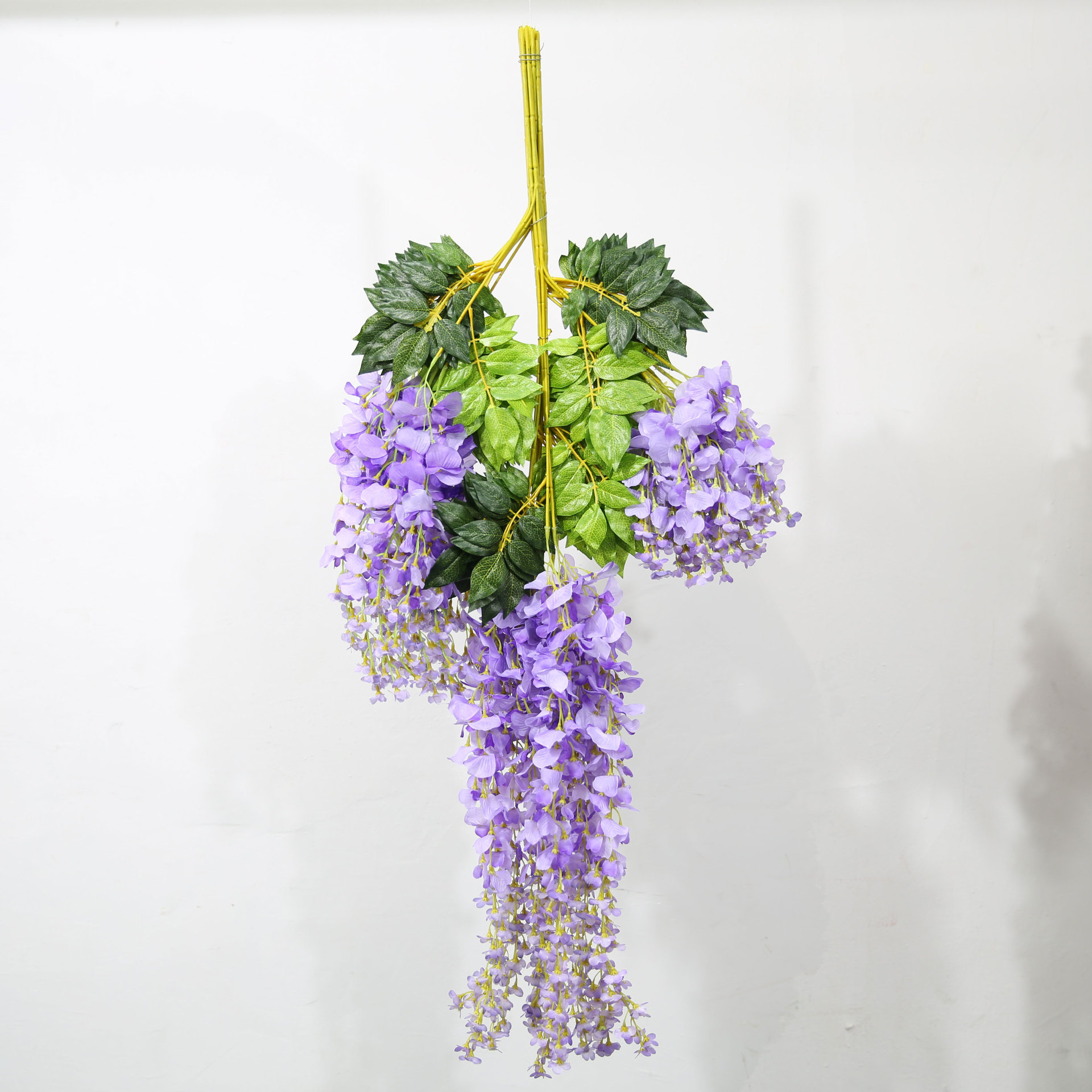 仿真花藤条花豆花紫藤花绢花花枝壁挂婚庆婚期装饰义乌厂家批发