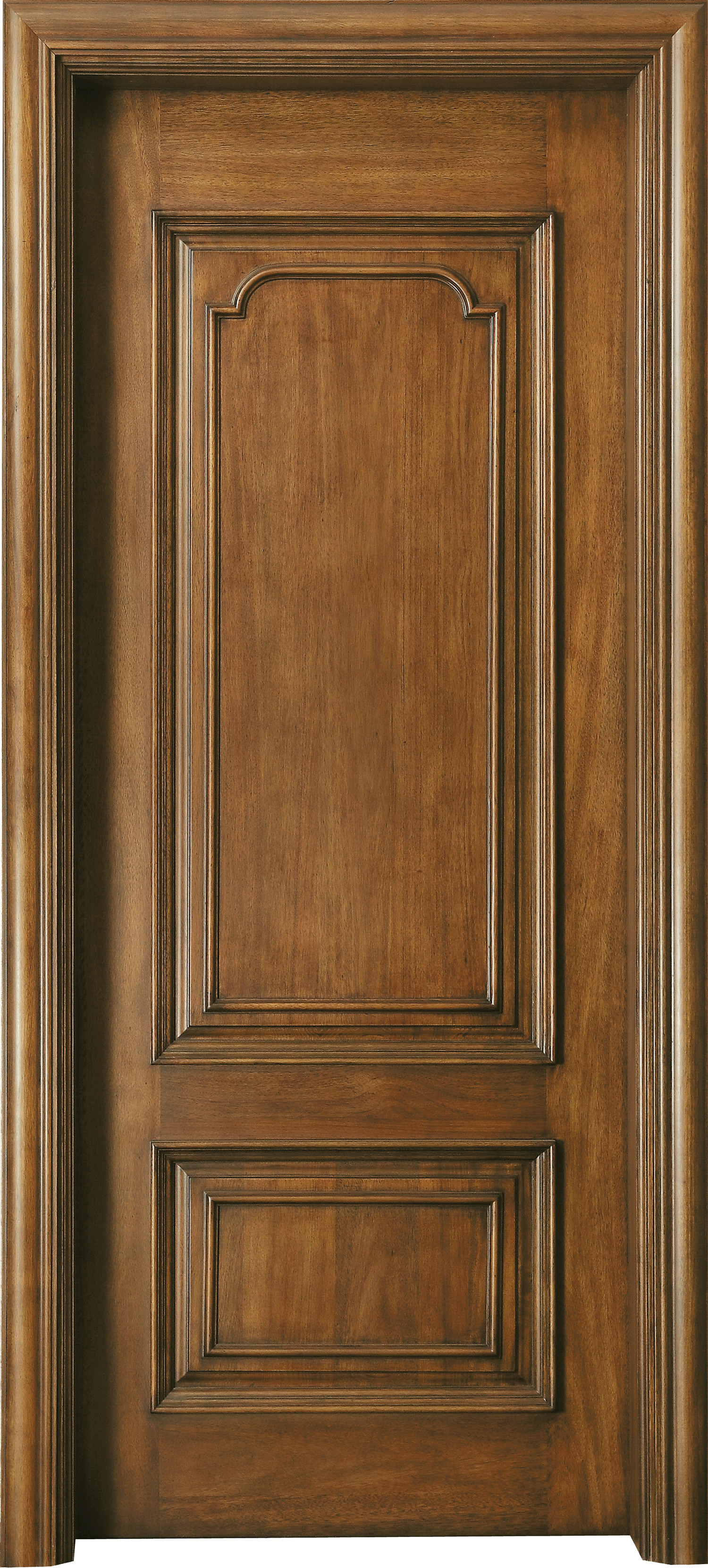 门 原木实木 红橡胡桃樱桃花梨水曲柳 双开 全封闭 产品清单:原木门页