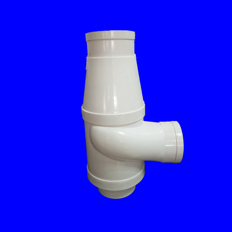 厂家定做生产pvc单立管消音三通 PVC管材管件  塑料管件
