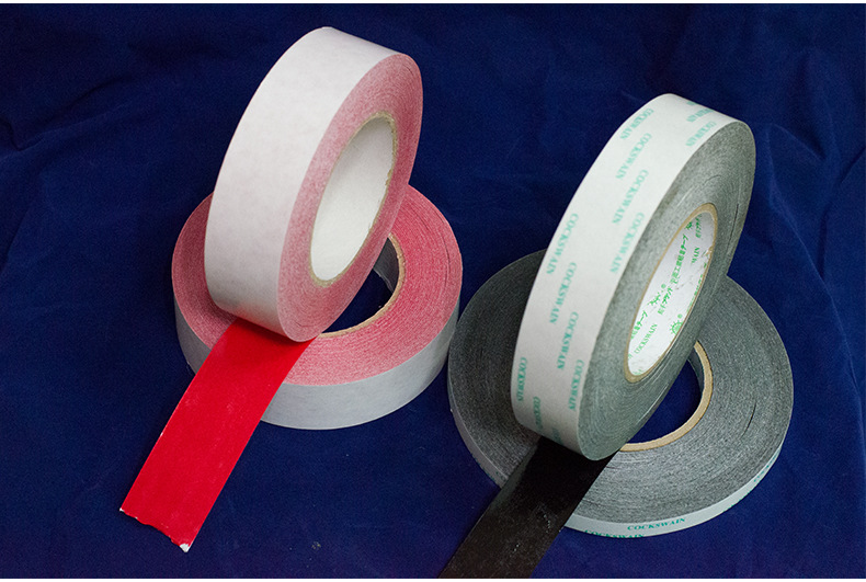 厂家供应 耐高温棉纸双面胶粘带 棉纸双面胶粘带 马拉胶带