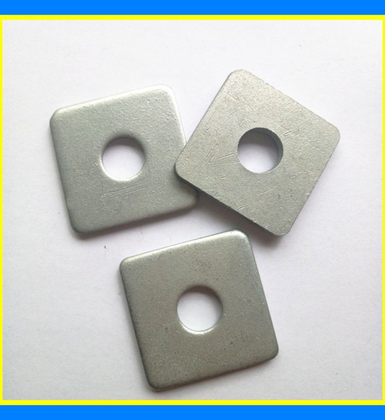 现货供应圆角铁垫片 粉末镀锌铁方垫 13*40*4 - 行行出状元