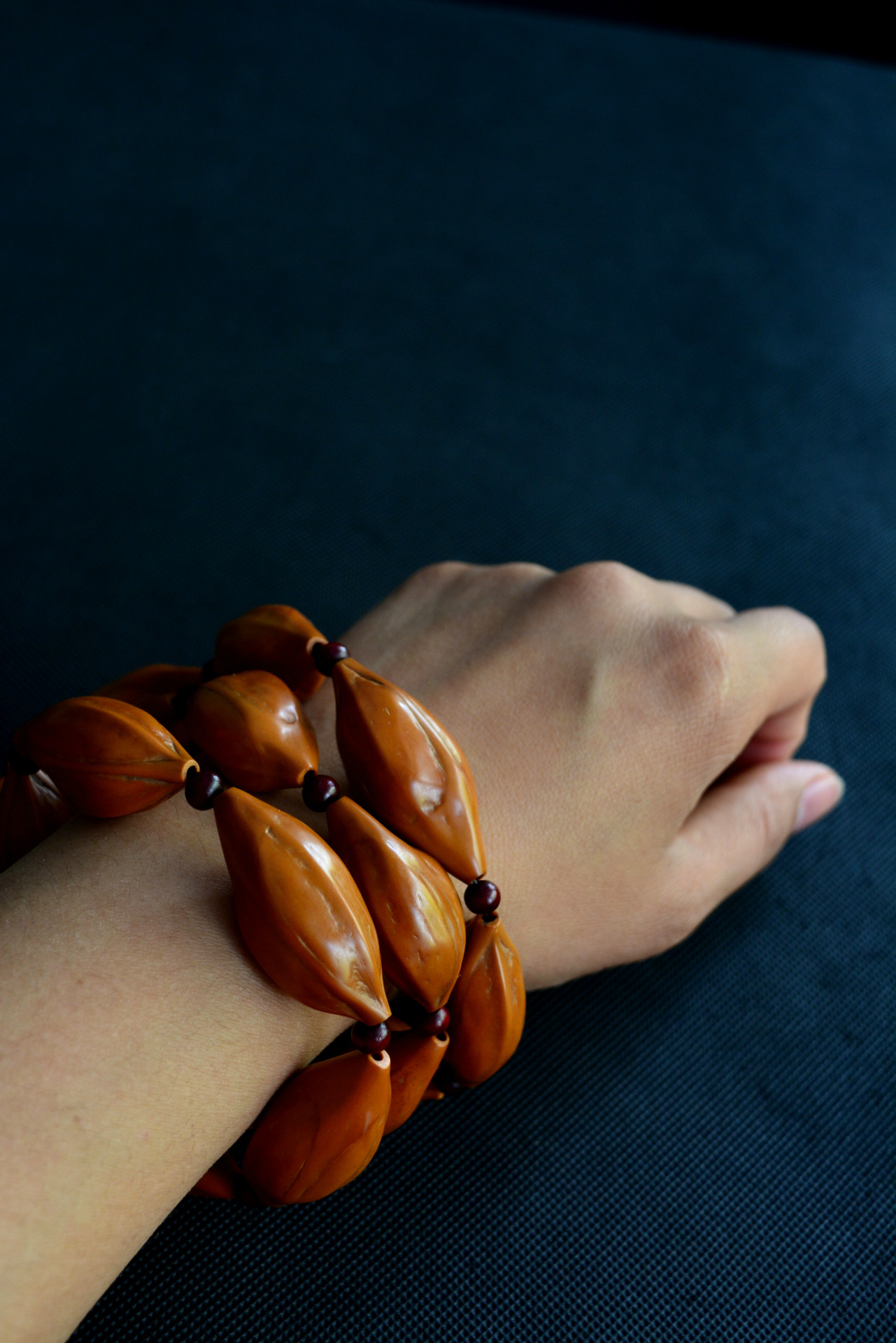 承宣核雕 纯手工橄榄核怪籽长串手串 橄榄胡工艺品 文玩把件批发