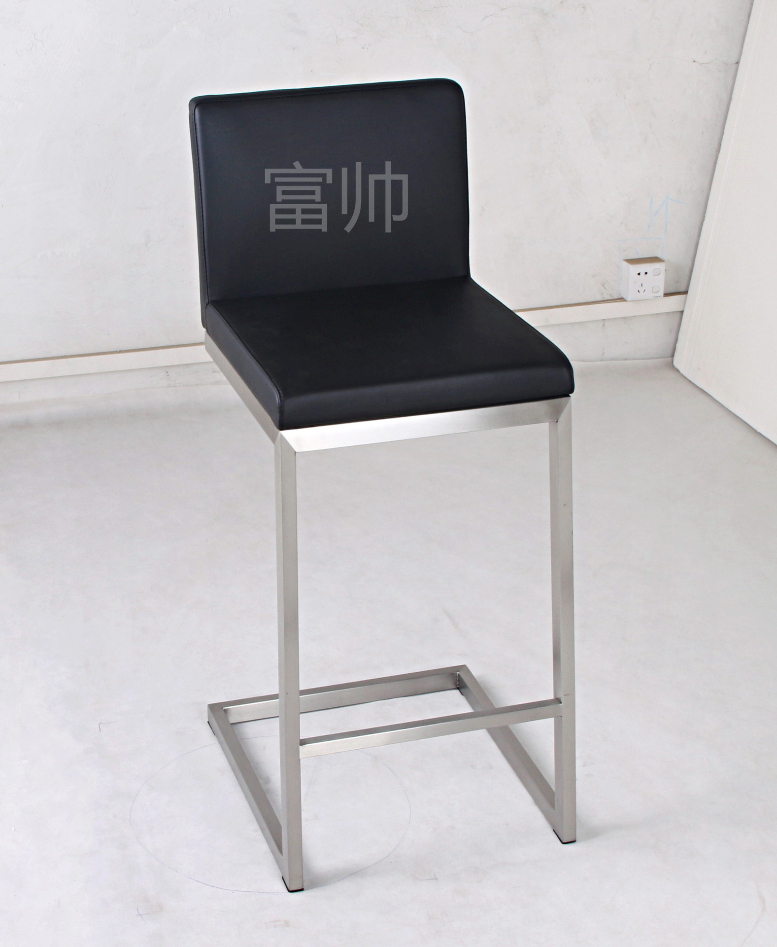 现代时尚拉丝不锈钢酒吧椅休闲椅高脚椅ktv升降吧台椅