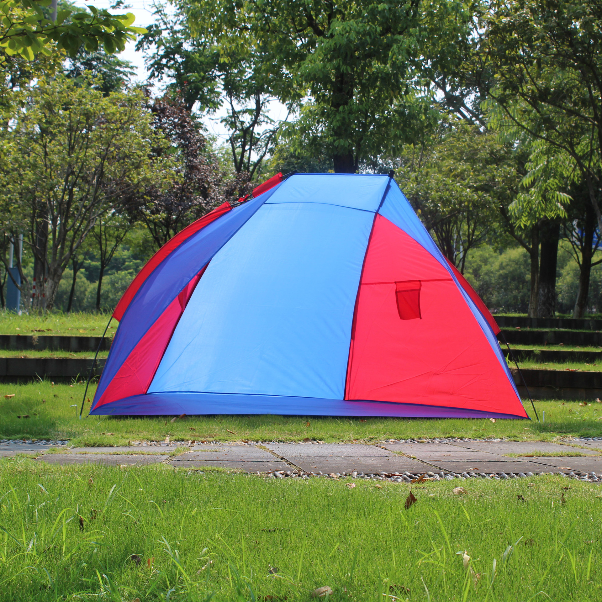 厂家直销 户外遮阳沙滩帐篷 钓鱼便捷帐篷 公园休闲帐篷