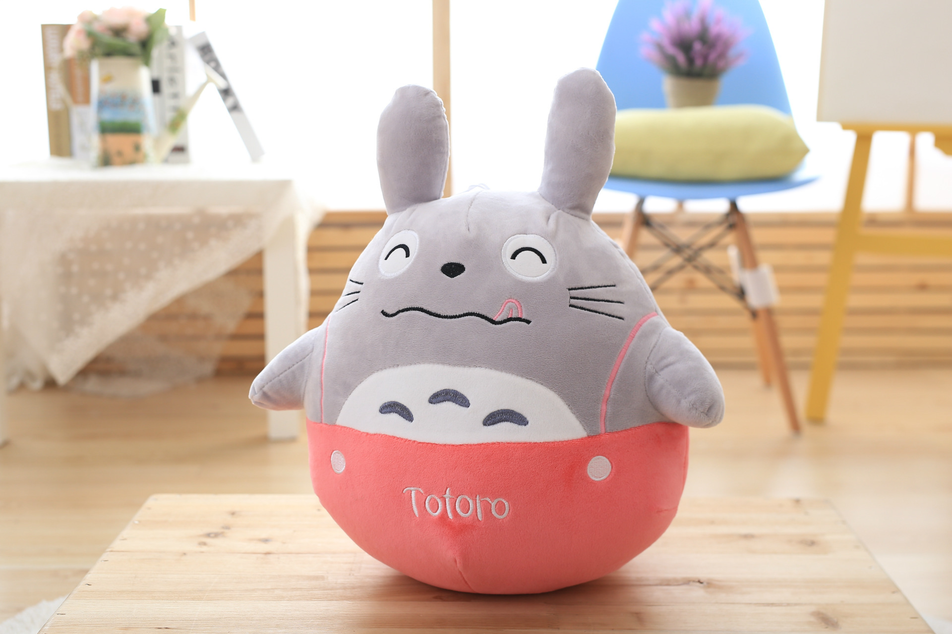 毛绒玩具批发 新款背带龙猫公仔女生情人节礼物宫崎骏龙猫