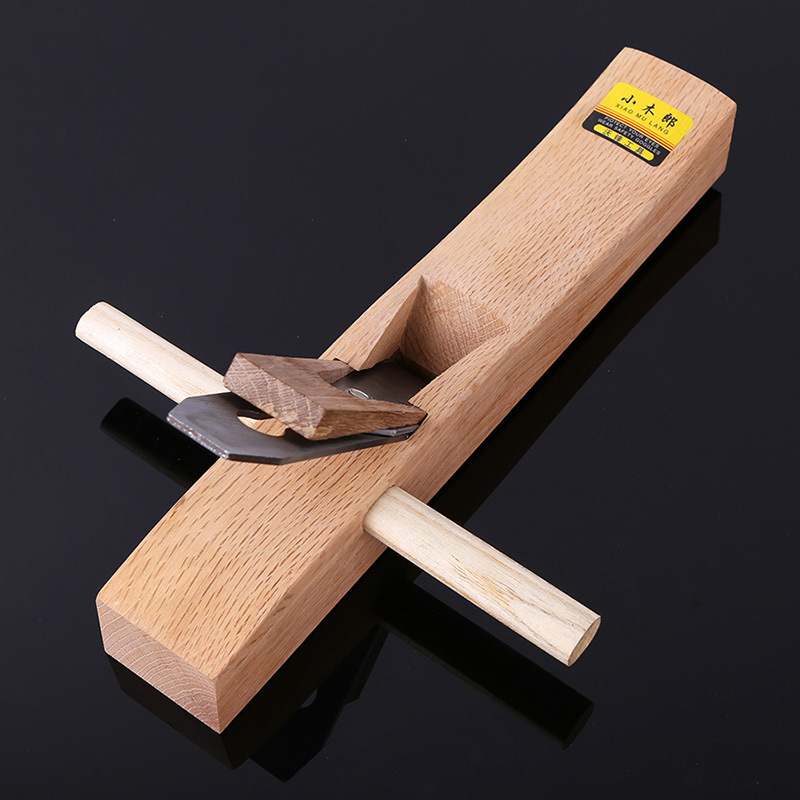 批发柞木木工刨子180mm 镶铜口刨子带刨刀 手推刨 刨子 木刨床