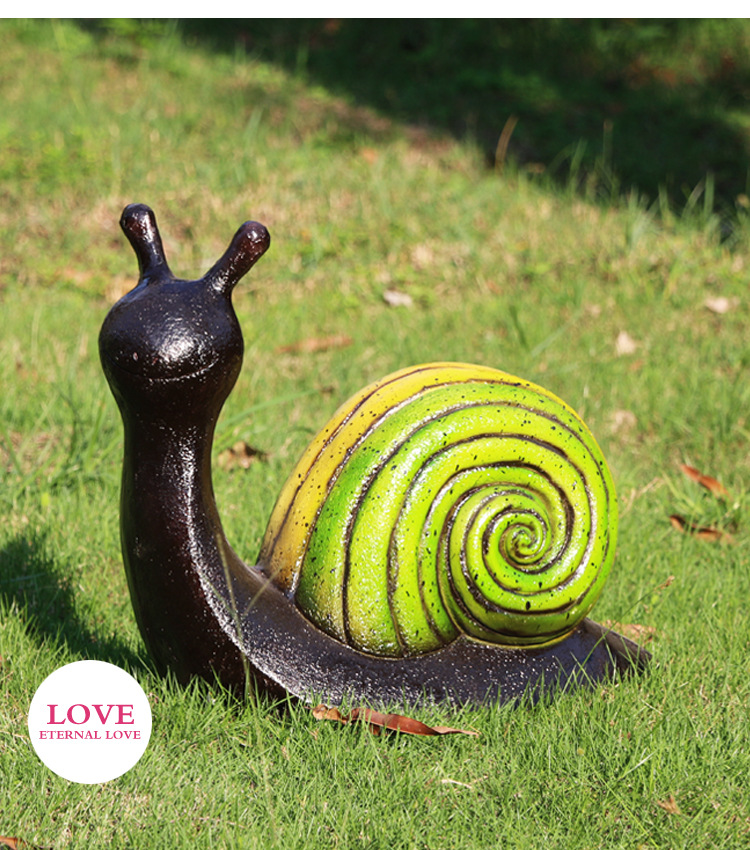 户外大型园林景观仿真动物蜗牛雕塑玻璃钢摆件田园公园装饰小品
