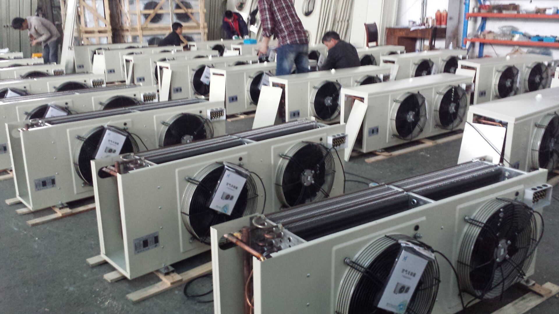 厂家直销标准型 dd-22 d型吊顶式冷风机空气冷却器蒸发器冷库内机