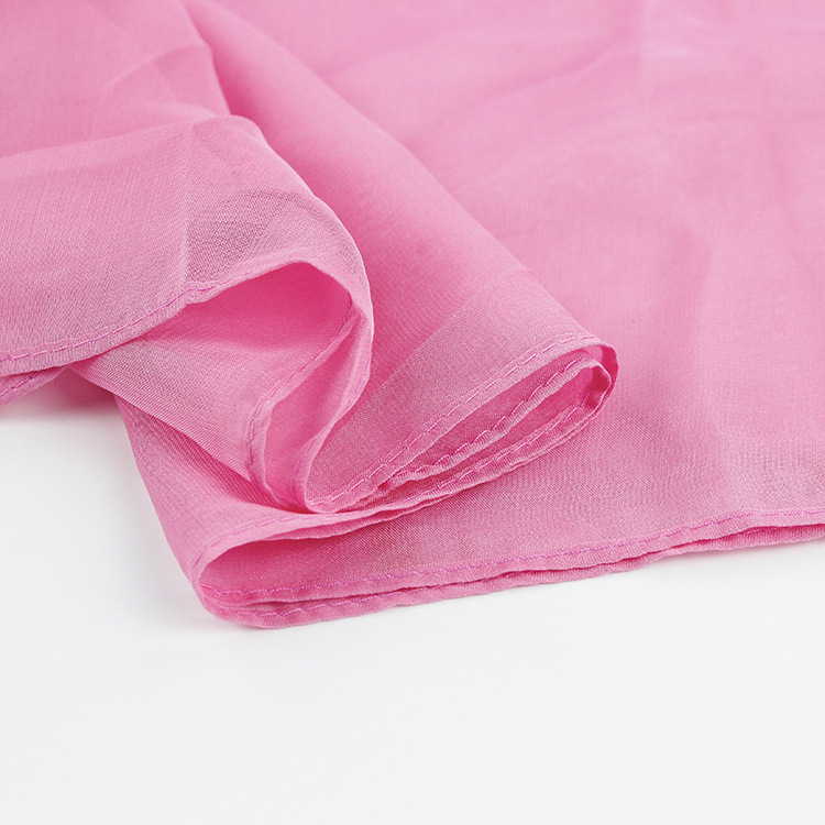 春秋百搭防晒丝巾海边沙滩巾夏季空调披肩围巾长款纯色纱巾两用