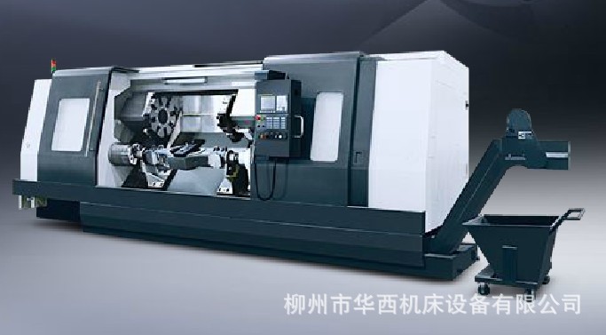 cq850双刀架双主轴整体床身数控车床