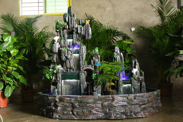 特价大型假山流水喷泉盆景室内山水景观石头阳台鱼缸客厅庭院鱼