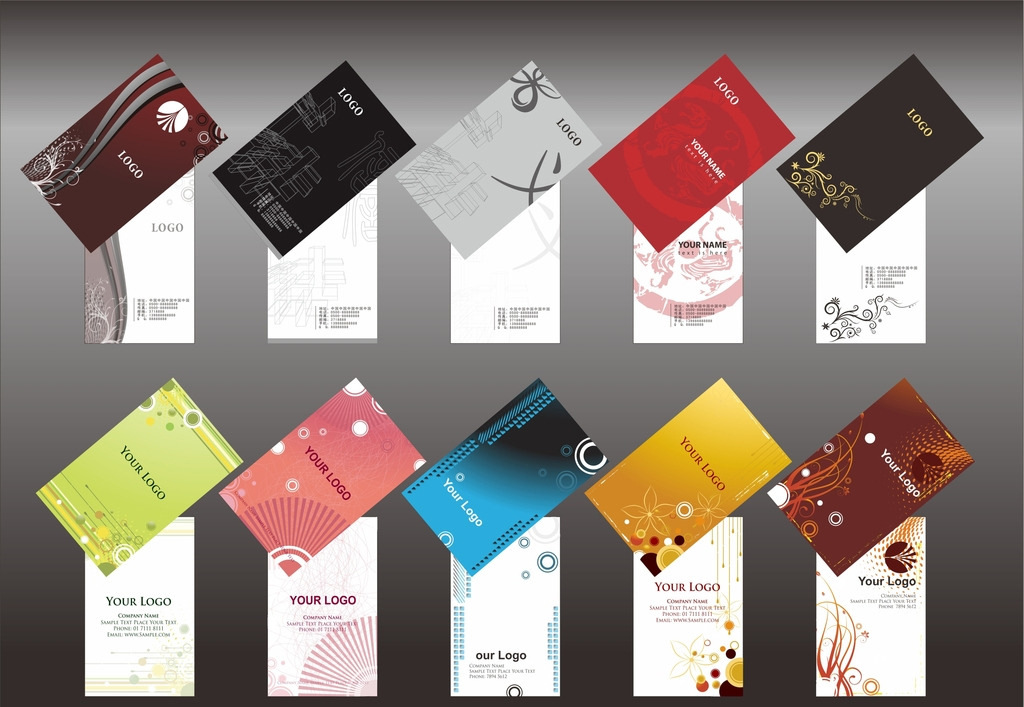 300克铜版纸名片印刷1000张30元