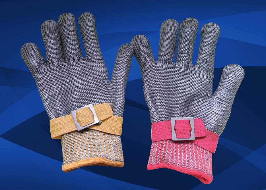 美标欧标7级德国进口不锈钢丝和hppe迪尼玛防割耐磨手套厂家直销