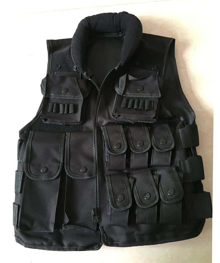 厂家直销多口袋特勤防护服cs野战安保战术背心p款多兜钓鱼马甲