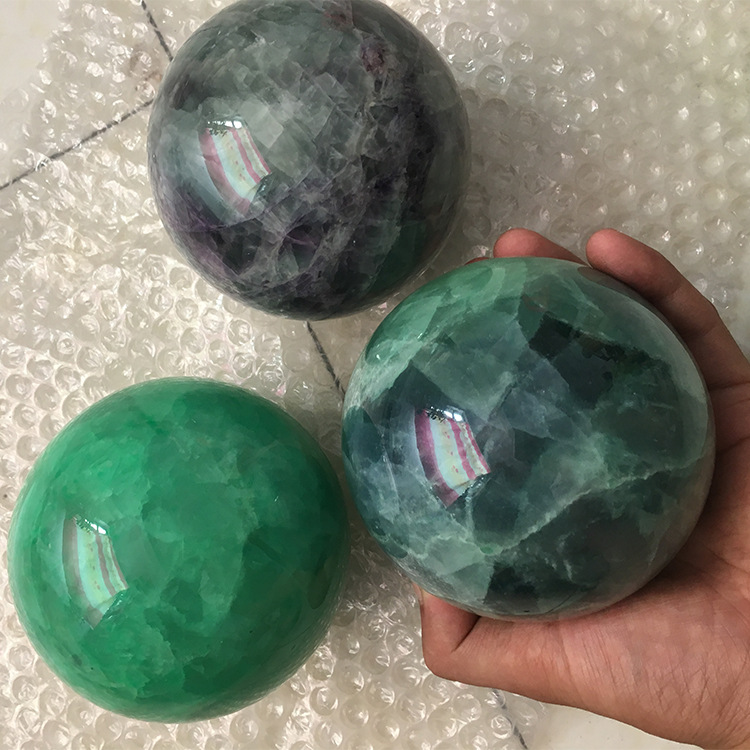 天然萤石夜明珠原石摆件萤石夜光石 加工定制大号2米直径萤石