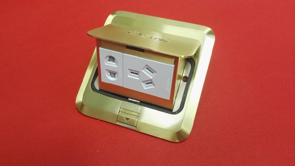 弹起式地插底盒地面插座预埋盒超厚超高铁盒86型120型