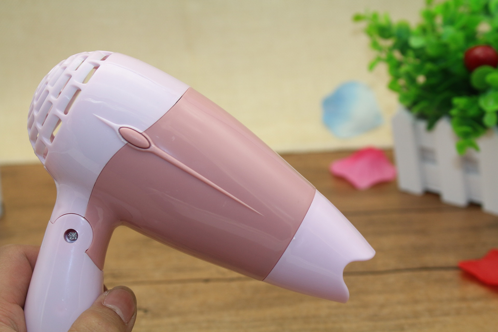 便携式美发吹风机 迷你 静音吹干机创意可折叠电吹风 10元店货源