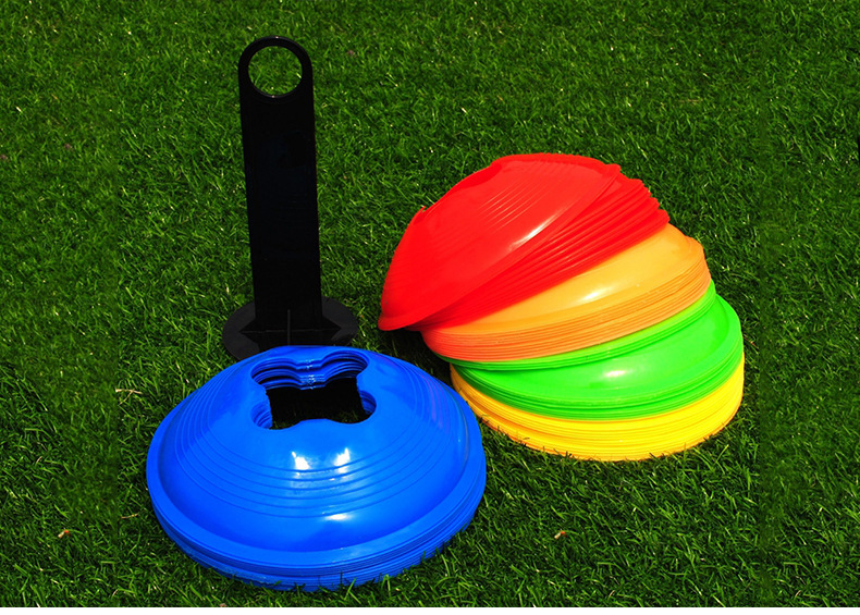 足球花口标志碟 障碍物 标志物 标志盘 足球训练器材加厚型批发