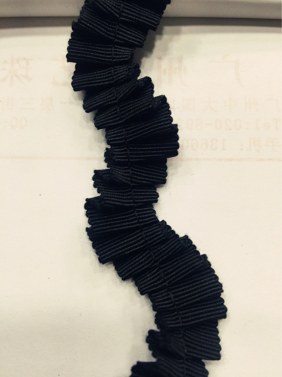 厂家直销批发新款服装配件 打折压折帽带波浪优质花边服装辅料