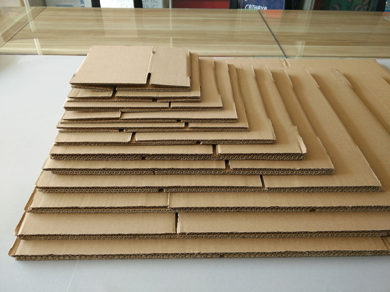 纸板及瓦楞厚度展示