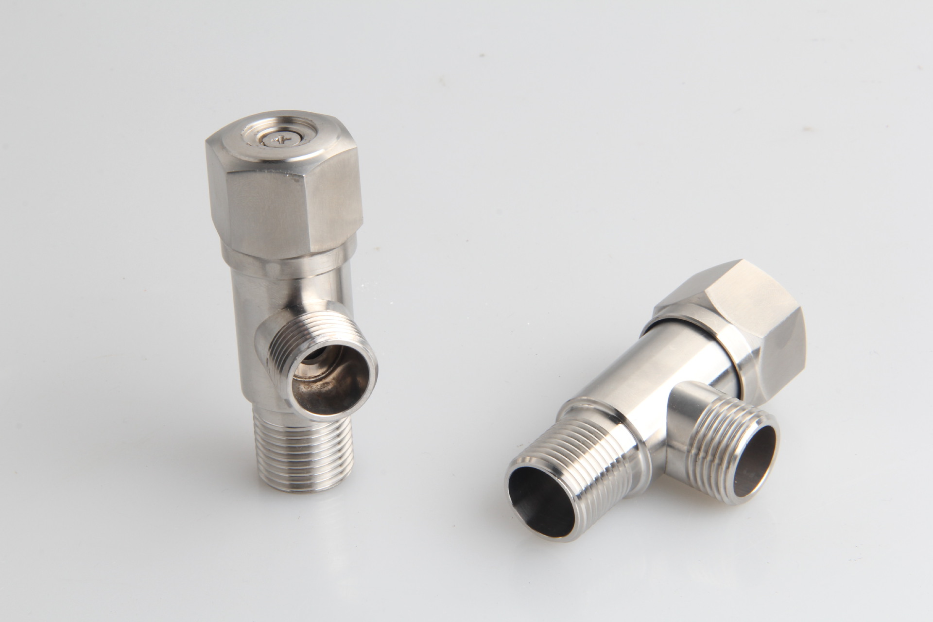 304不锈钢4分三角阀 无铅止水阀门冷热水龙头分水阀厂家源头直销