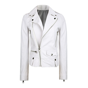 白色皮衣外套 女