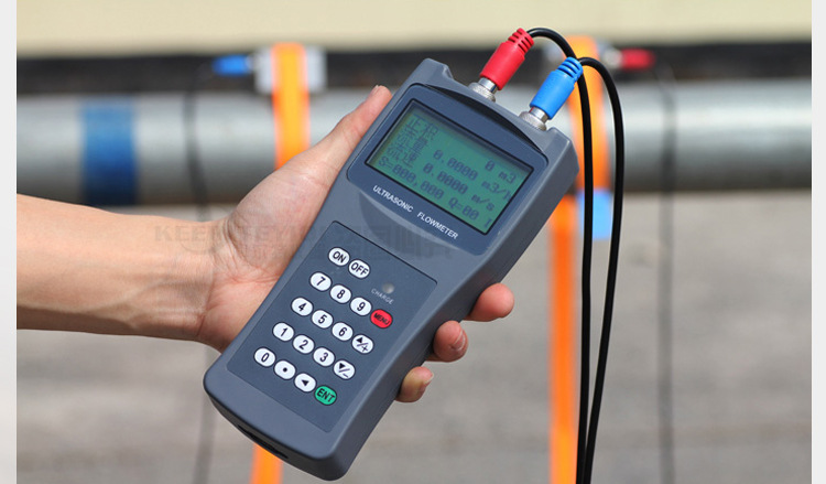 tds-100h超声波流量计 自来水污水流量检测仪便携式液体流速仪