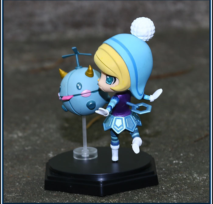 游戏手办批发 英雄联盟 lol q版手办 冰雪魔偶奥莉安娜中号摆件