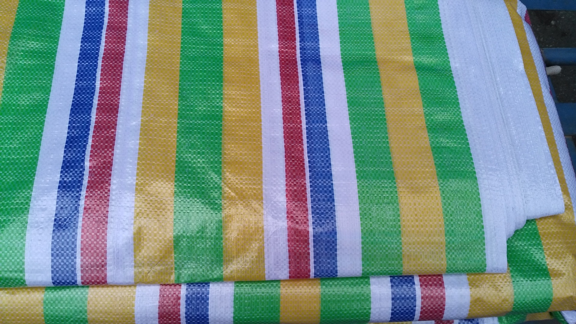 彩条布 彩利来 三色布 四色布 五色彩条布蓝银布 防雨布 五彩篷 