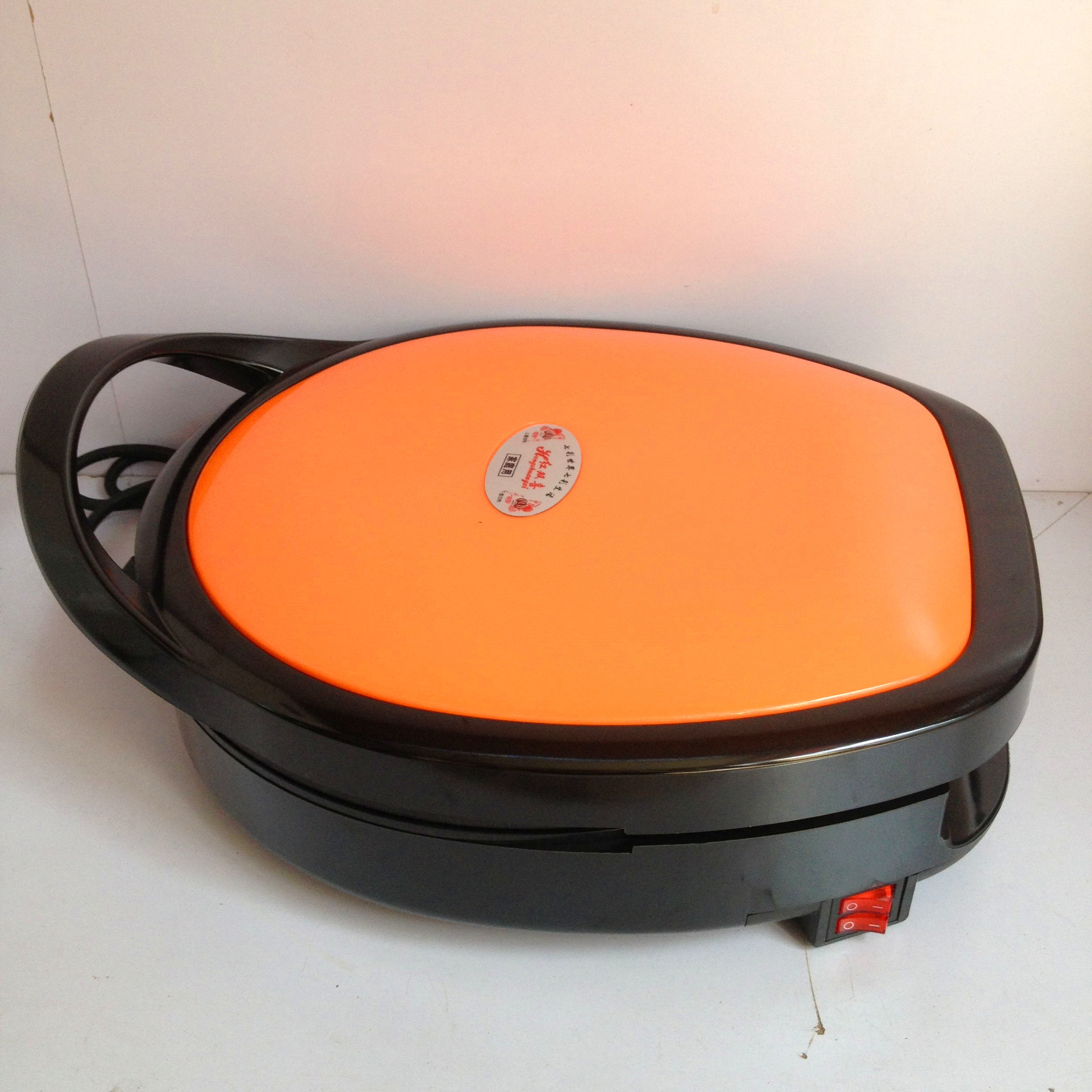 新款加深红双喜电饼铛 家用多功能悬浮式双面加热烙饼机 带烧烤