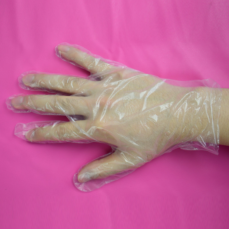 鸿锐加厚一次性pe食品薄膜医用手套卫生无毒防油美容食用手套饭店