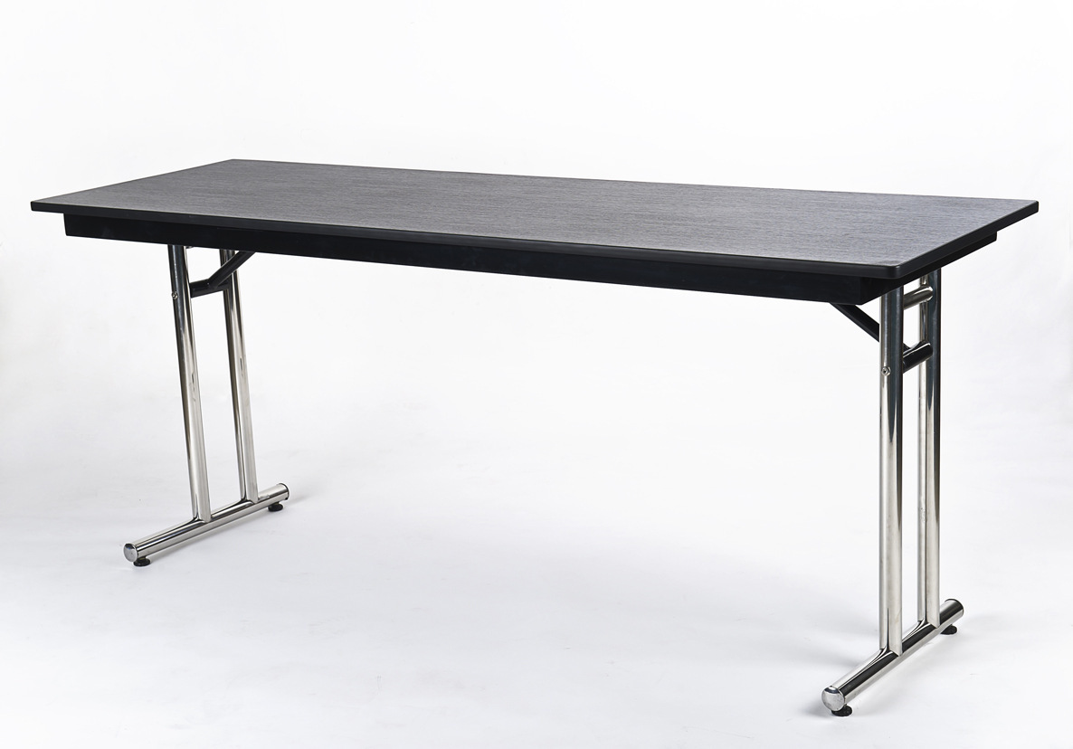 高档会所长条会议桌 ibm折叠长方桌子 加挡板不锈钢办公桌椅