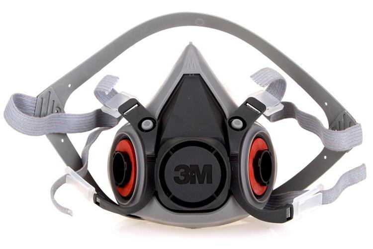 正品3m6200半面具 防毒口罩 防尘面罩 需配合滤毒盒及滤棉使用