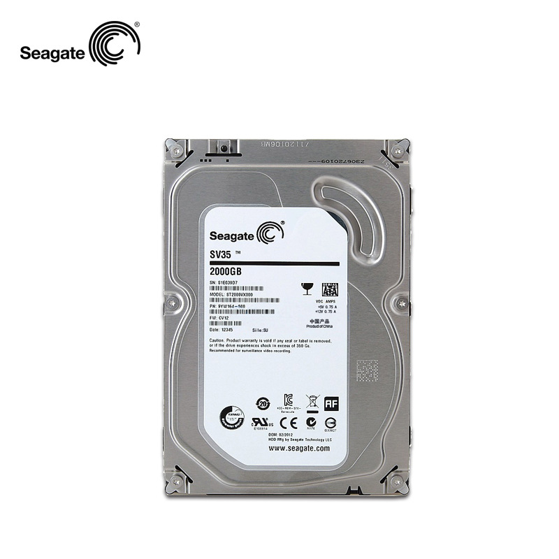 Seagate/希捷 ST2000VX000 2tb 台式机 监控硬盘2t sata串口