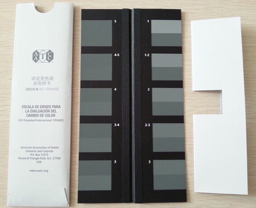 现货aatcc沾色灰卡变色卡评级样卡专业进口产品
