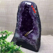 天然正品 天然紫晶洞块 紫水晶洞片 紫晶簇 聚宝盆 原石摆件