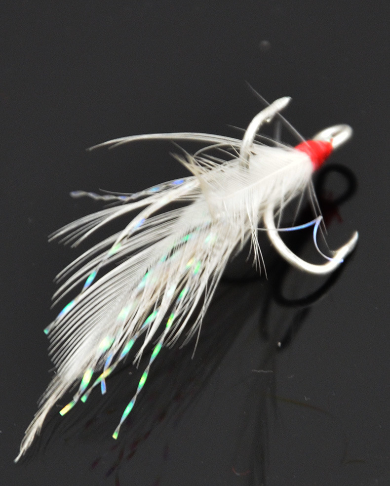 血槽钩 欧娜三本钩 带倒刺鱼钩欧娜 路亚血槽钩