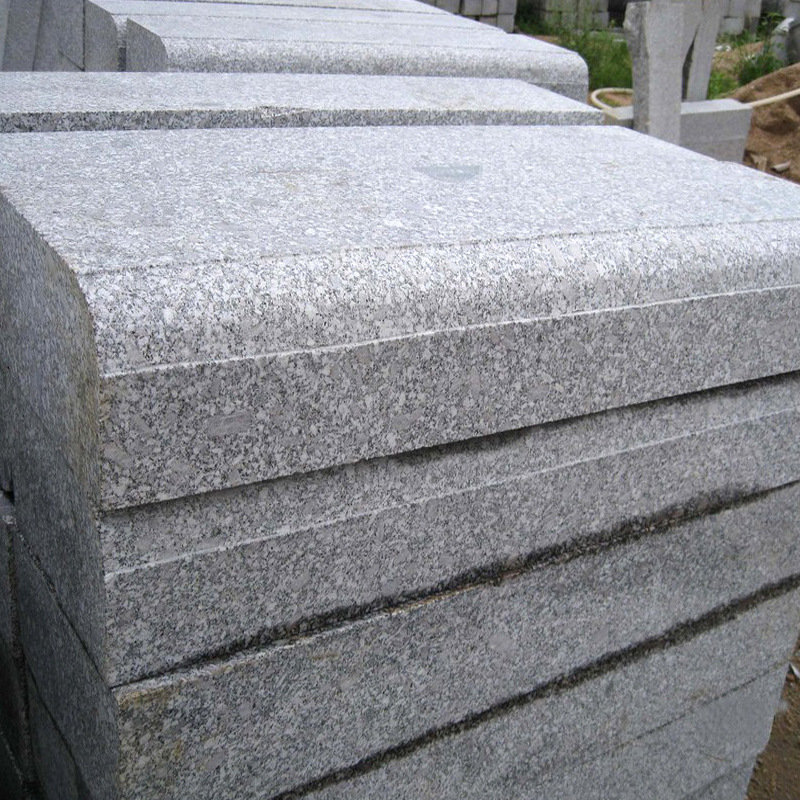 山东五莲花倒角路沿石 路边石 路侧石 北方优质五莲花石材厂