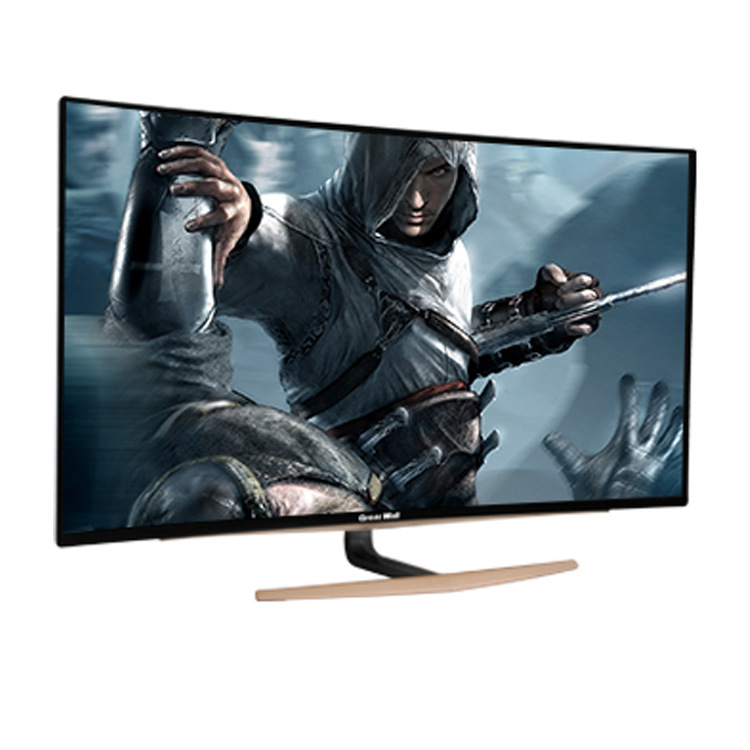 长城 网吧网咖游戏电竞 40寸不闪屏 r3000曲面屏显示器40cl26r/w