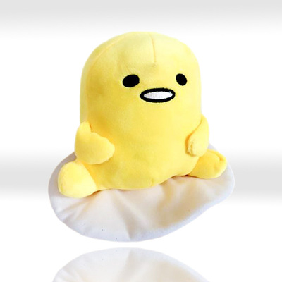 搞怪懒懒蛋 创意蛋黄君玩偶 定制企业吉祥物 毛绒玩具可加logo