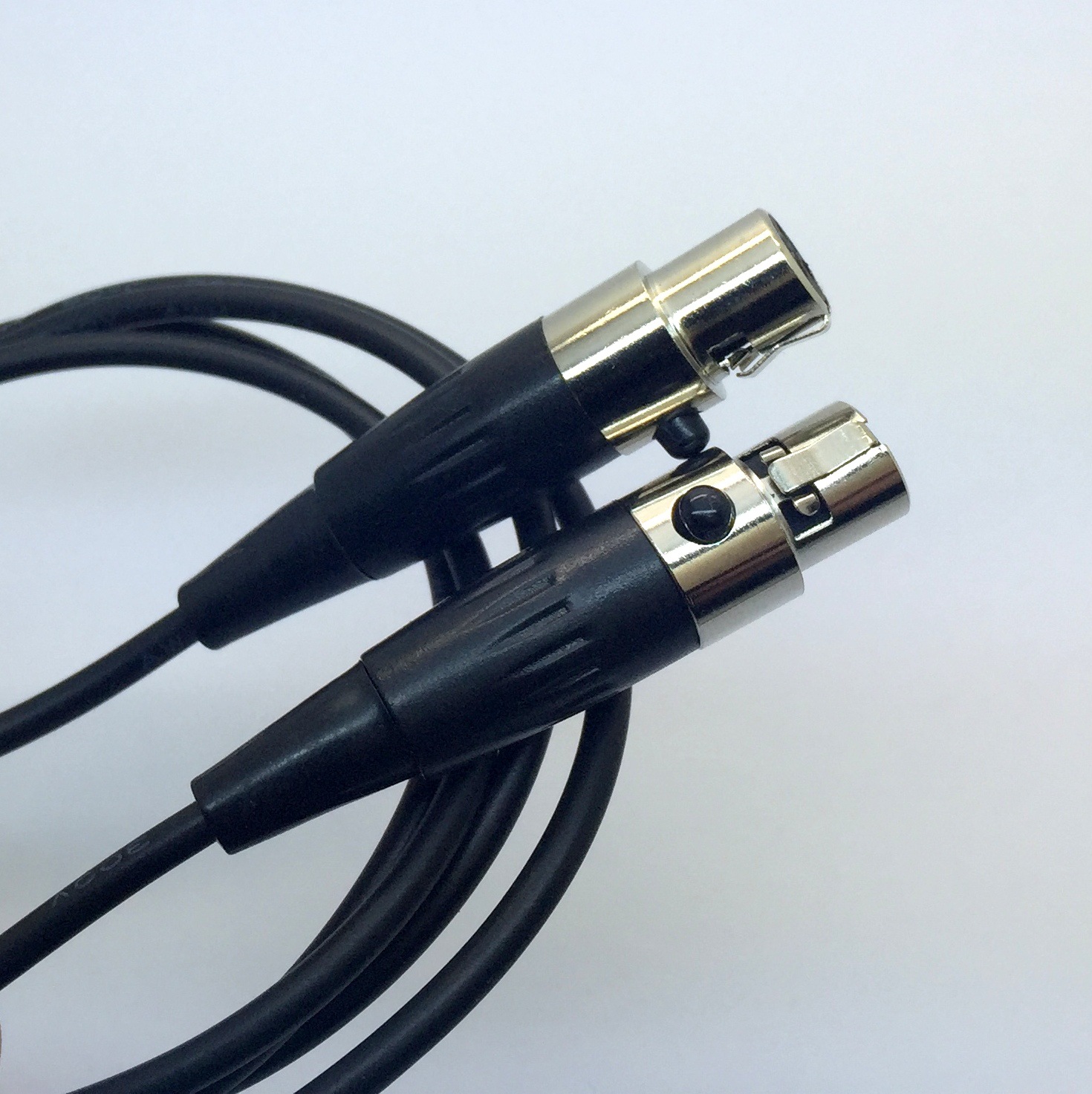 专业生产 mini卡农头线 高端音频线 麦克风线