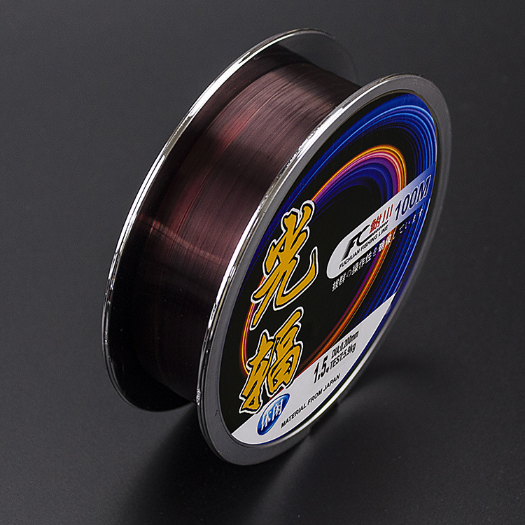 鱼线光辐100米子线主线抛竿线海竿台钓手竿竞技渔线批发超强拉力