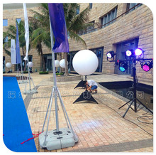 舞会布景路引灯充气支架球内置LED七彩灯气球定制LOGO可重复使用