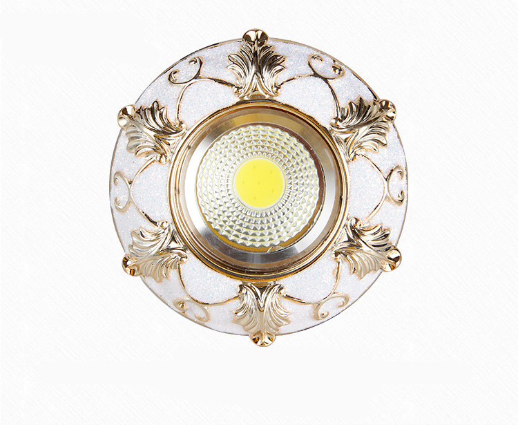 欧式射灯led天花灯3w背景墙筒灯客厅猫眼牛眼灯孔灯