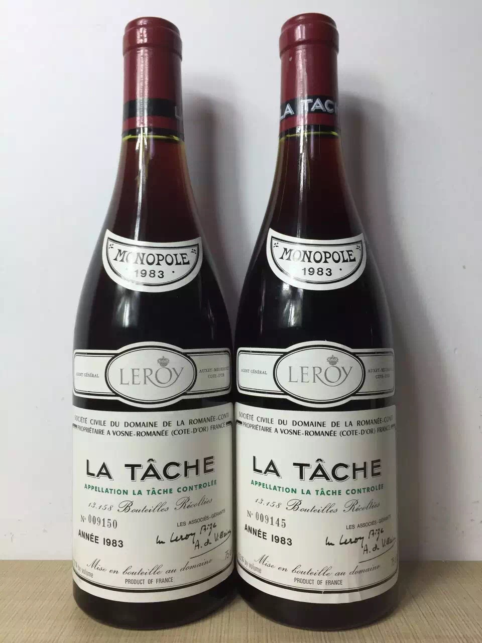 1983年罗曼尼·康帝拉塔希园干红葡萄酒la tache红酒