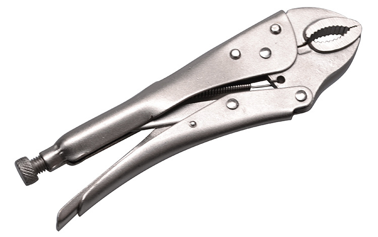 得力工具 圆口大力钳 固定钳 台面夹持大力钳 10寸大力钳子dl2001