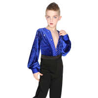 成人拉丁舞蹈服_新款男士拉丁舞演出服装表演