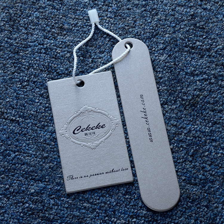 高档加厚欧美韩版服装衣服标签 吊牌现货 定做 定制商标吊牌订做